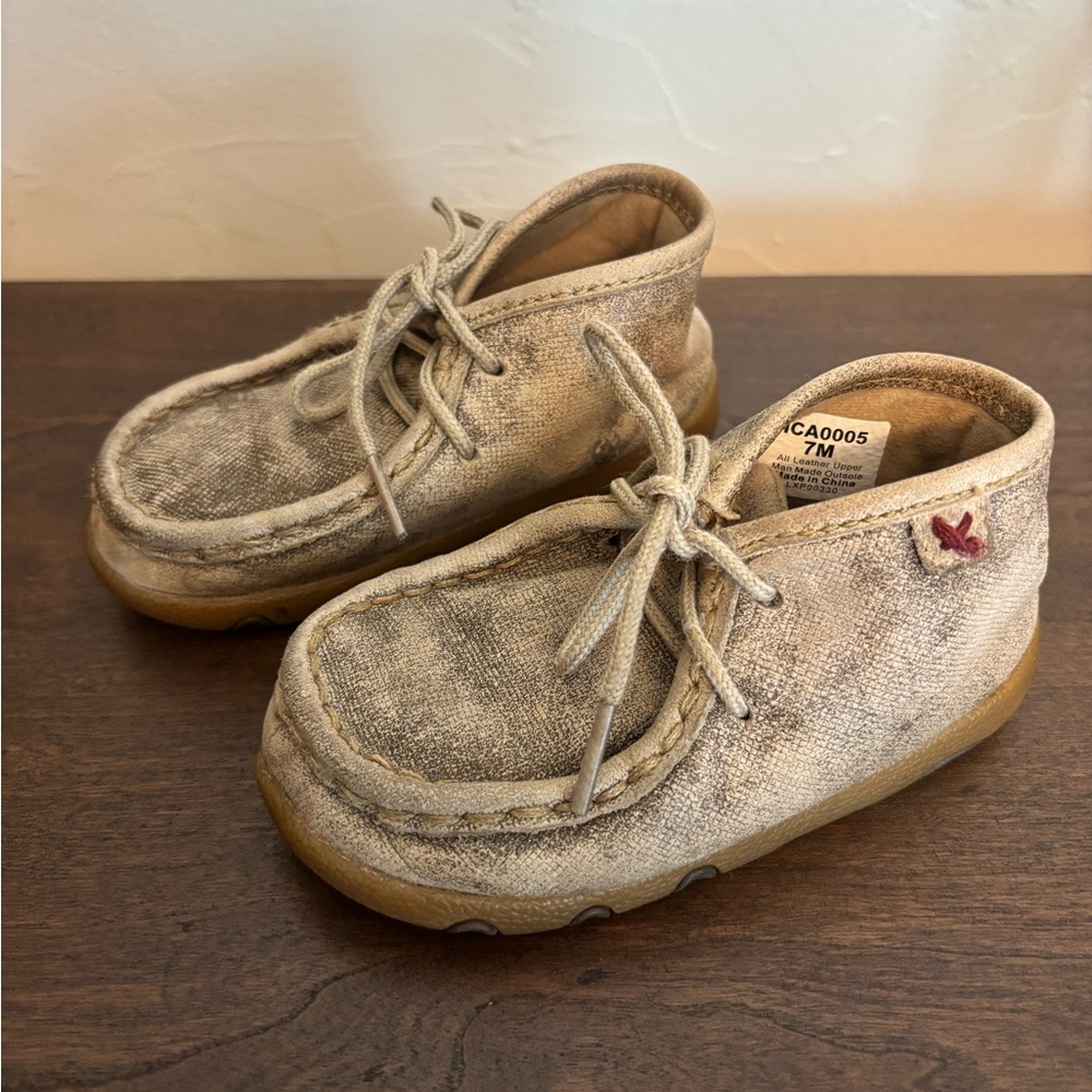Twisted X Kids Moccasins Tan Size 7 Baby Boy